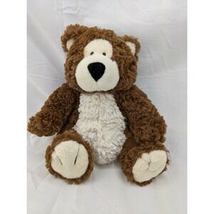 Nat Jules Bear Plush 10 Inch Brown Tan 2012 Stuffed Animal Toy